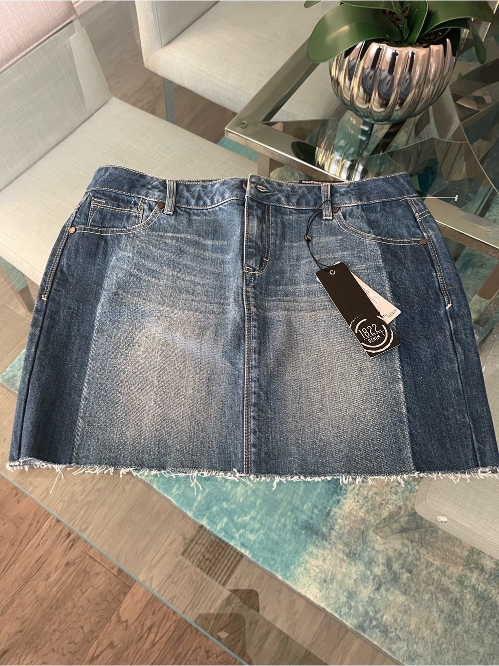 1822 Denim Mini Skirt